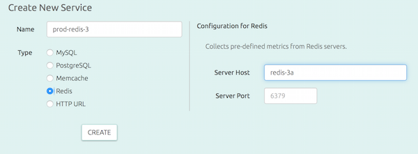 Adding a Redis instance to monitor